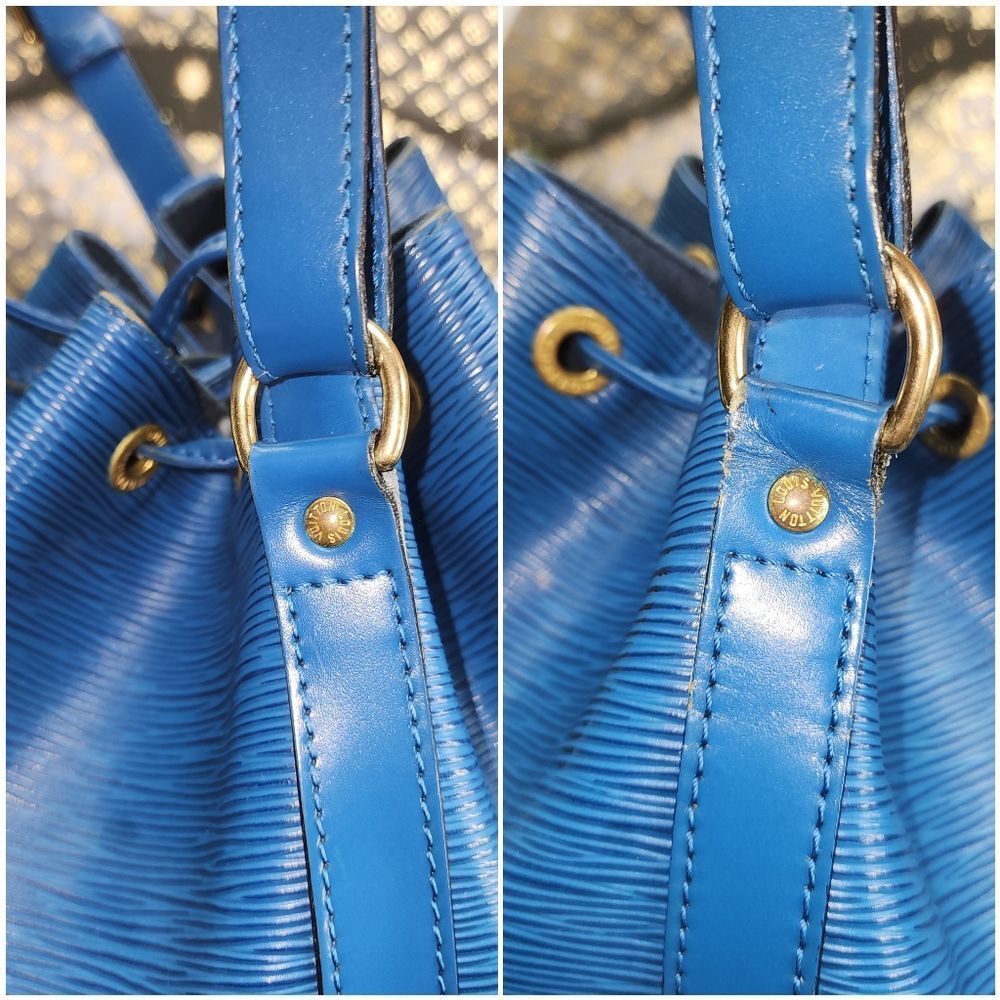 Authentic Louis Vuitton Noe Epi Drawstring Bag - Picture 11 of 16